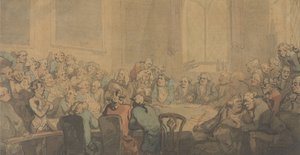 Een juridische twist door Thomas Rowlandson